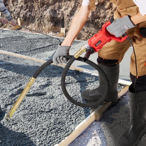 Handheld Concrete Vibrator 800W Electric Vibrator 13000 VPM Electric