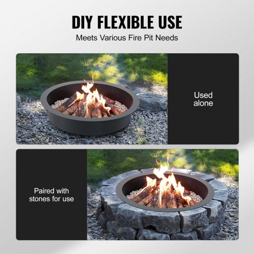 Fire Pit Ring 40Inch Outer36Inch Inner Diameter 10inch Height 25mm