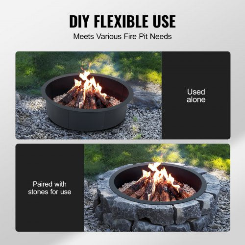 Fire Pit Ring 45Inch Outer39Inch Inner Diameter 10inch Height Fire Pit