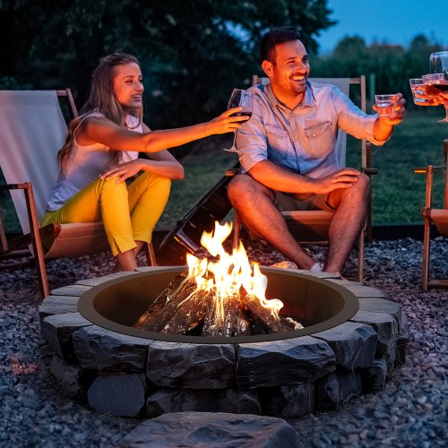 Fire Pit Ring 45Inch Outer39Inch Inner Diameter 10inch Height Fire Pit