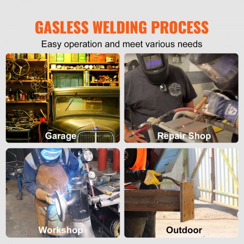 Flux Core Welding Wire E71TGS 0035inch 10LBS Gasless Mild Steel MIG
