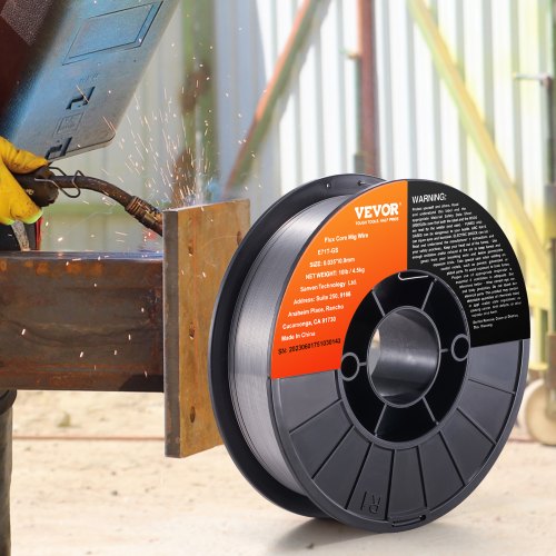 Flux Core Welding Wire E71TGS 0035inch 10LBS Gasless Mild Steel MIG