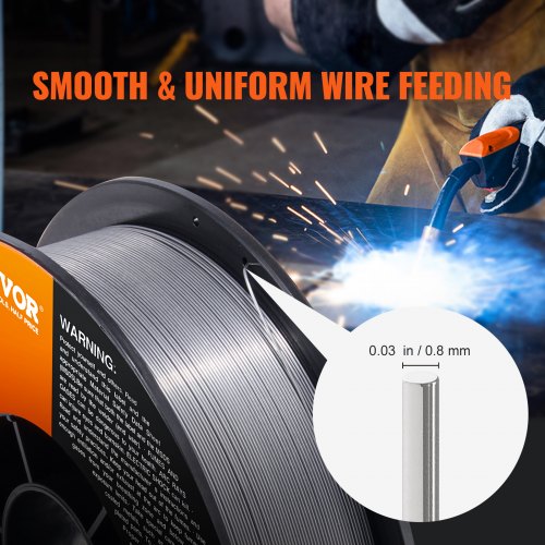 Flux Core MIG Welding Wire E71TGS 003 10LBS Gasless Mild Steel MIG Wire
