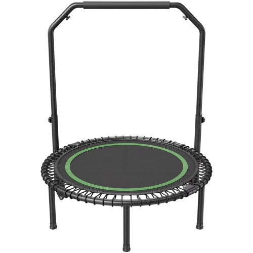 Foldable Mini Trampoline 40 Inch Fitness Rebounder Max Load 330lbs