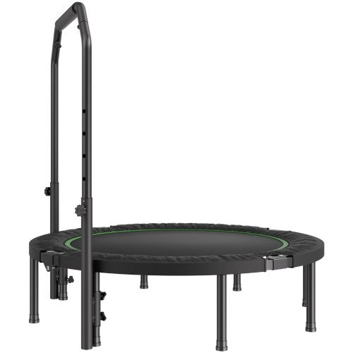 Foldable Mini Trampoline 52 Inch Fitness Rebounder Max Load 450lbs