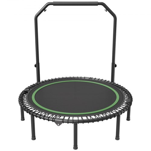 Foldable Mini Trampoline 51 Inch Fitness Rebounder Max Load 450lbs