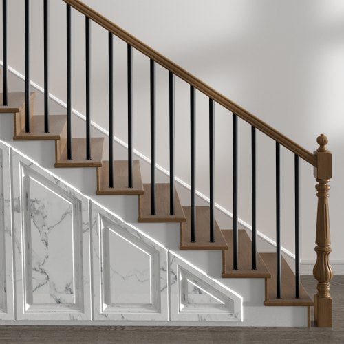 Staircase Balusters 51 Pack 26 In Aluminum Stair Balusters 34 In Aluminum Stair