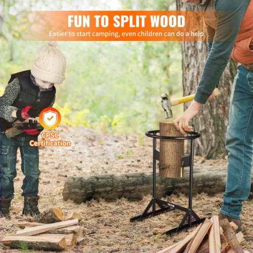 Firewood Kindling Splitter 9x17 XL Wood Splitter Unique VShaped