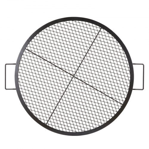 XMarks Fire Pit Grill Grate Round Cooking Grate Heavy Duty Steel Campfire