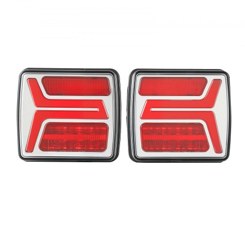 Trailer Lights 2PCS 12V Square Magnetic LED Trailer Tail Lights Kit with Stop