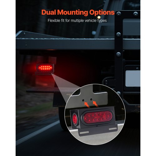 Trailer Lights 1030V LED Trailer Tail Lights Kit with Stop Brake Turn Tail