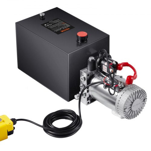 Hydraulic Pump 20 Quart Hydraulic Power Unit Single Acting Dump Trailer