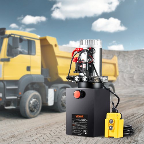 Hydraulic Pump 10 Quart Hydraulic Power Unit Double Acting Dump Trailer