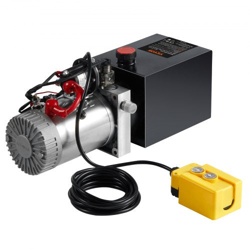 Hydraulic Pump 8 Quart Dump Trailer Pump Single Acting Hydraulic Power