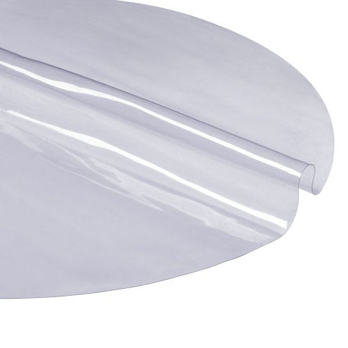 Clear Table Cover Protector 48 inch1230 mm Round Table Cover 1.5 mm Thick