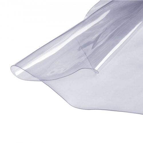 Clear Table Cover Protector 48 inch1230 mm Round Table Cover 1.5 mm Thick