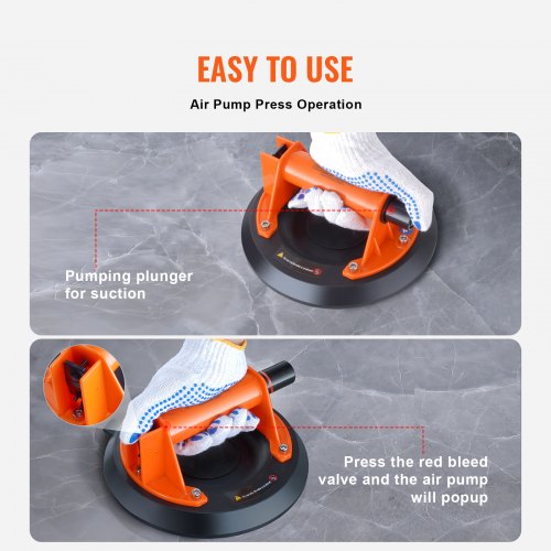 Glass Suction Cup 8 615 lbs Load Capacity Vacuum Suction Cup with ABS