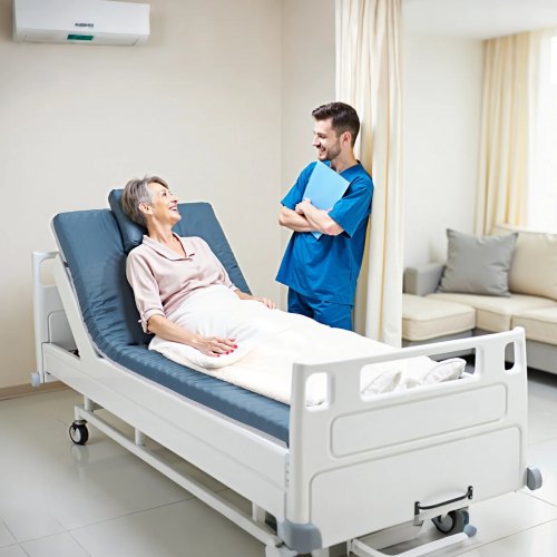 Hospital Bed Mattress 300 lbs Load Long Term Care Pressure Redistribution
