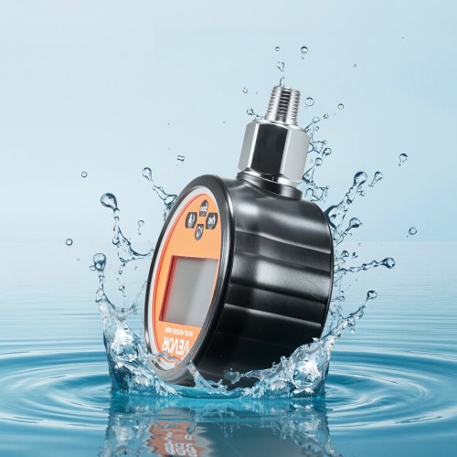 Digital Hydraulic Pressure Gauge 010000 PSI 0700 Bar Hydraulic Pressure