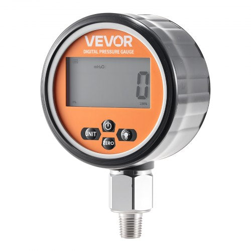Digital Hydraulic Pressure Gauge 010000 PSI 0700 Bar Hydraulic Pressure