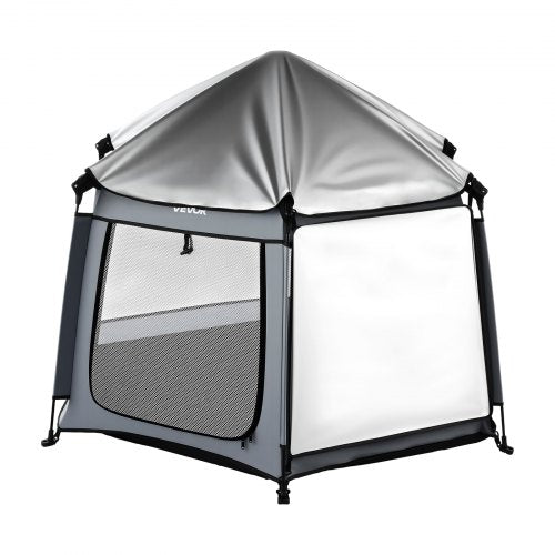 Baby Playpen Pop Up Toddler Playpen with Canopy Indoor Outdoor Portable