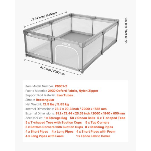 Baby Playpen 787 x 703 Extra Large Playpen for Babies Toddlers