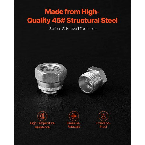 64 PCS DIN Hydraulic Fittings Heavy Duty Master Industrial Hydraulic Cap