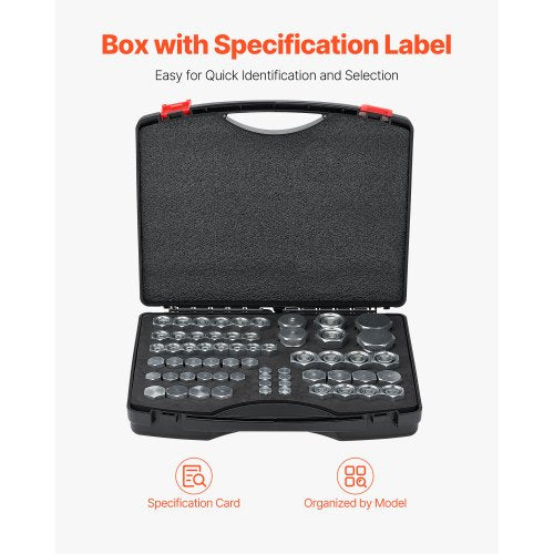 64 PCS DIN Hydraulic Fittings Heavy Duty Master Industrial Hydraulic Cap