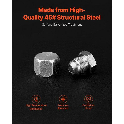 72 PCS JIC Hydraulic Fittings Heavy Duty Master Industrial Hydraulic Cap