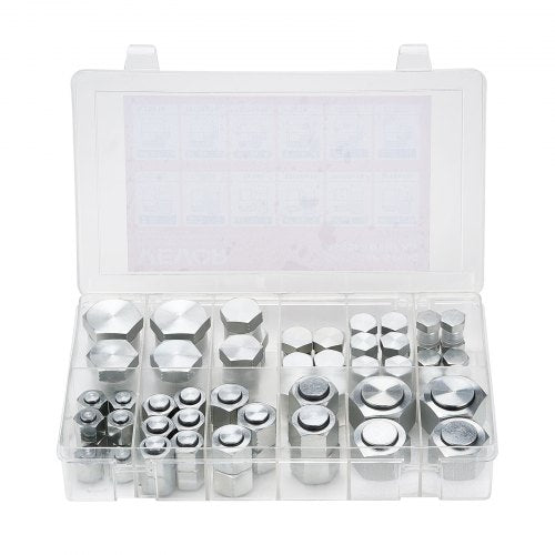 72 PCS ORFS Hydraulic Fittings O Ring Face Seal Fitting Kit Hydraulic Hose
