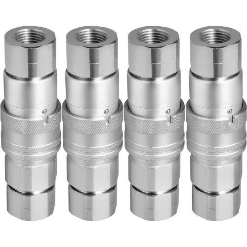 Hydraulic Coupler 12 Body with 12 NPT Thread 276 MPa Hydraulic Quick