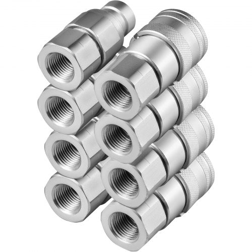 Hydraulic Coupler 12 Body with 12 NPT Thread 276 MPa Hydraulic Quick
