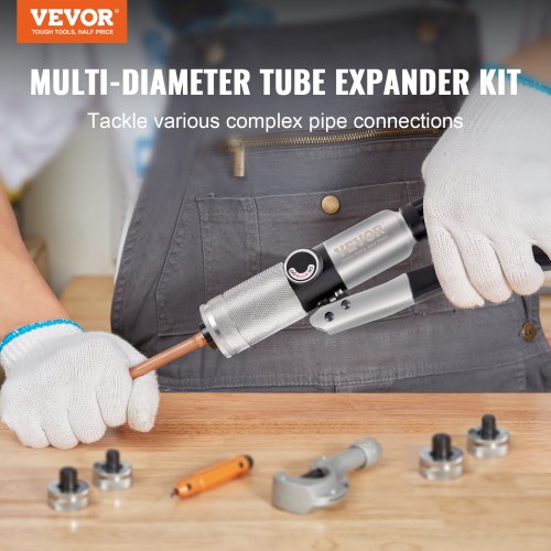 Hydraulic Tube Expander 38 to 118 OD HAVC Hydraulic Swaging Tool with 7 Pipe