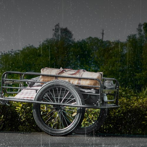 Bike Cargo Trailer 275 lbs Load Capacity HeavyDuty Bicycle Wagon Cart
