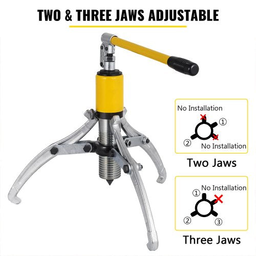 15 Ton Hydraulic GearBearingWheel Bearing Puller Separator 2 or 3 Jaws w