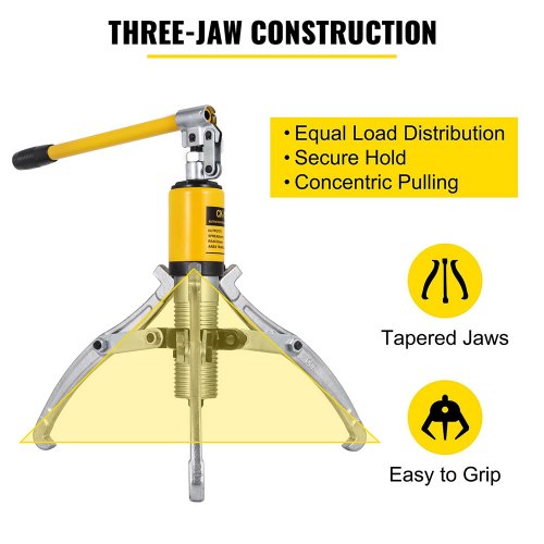 15 Ton Hydraulic GearBearingWheel Bearing Puller Separator 2 or 3 Jaws w