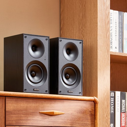 Powered Bookshelf Speakers 25W x 2 Active Studio Monitor Speaker with 525
