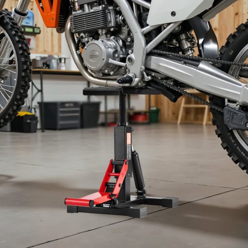 Dirt Bike Lift Stand Motorcycle Jack Lift Stand 1200lbs Capacity and Hydraulic