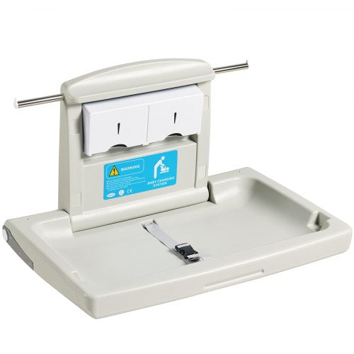 WallMounted Baby Changing Station Horizontal Foldable Diaper Change Table
