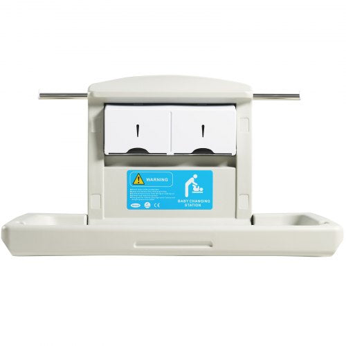 WallMounted Baby Changing Station Horizontal Foldable Diaper Change Table