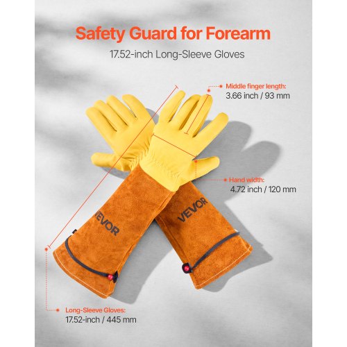 Gardening Gloves Thorn Proof Puncture Resistant Garden Gloves with Elastic Cuff