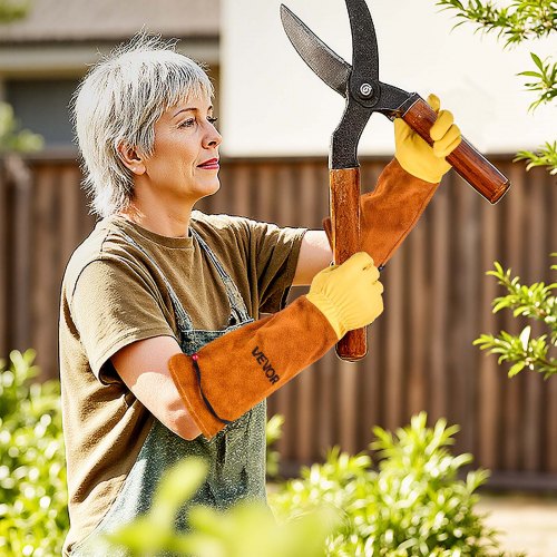 Gardening Gloves Thorn Proof Puncture Resistant Garden Gloves with Elastic Cuff