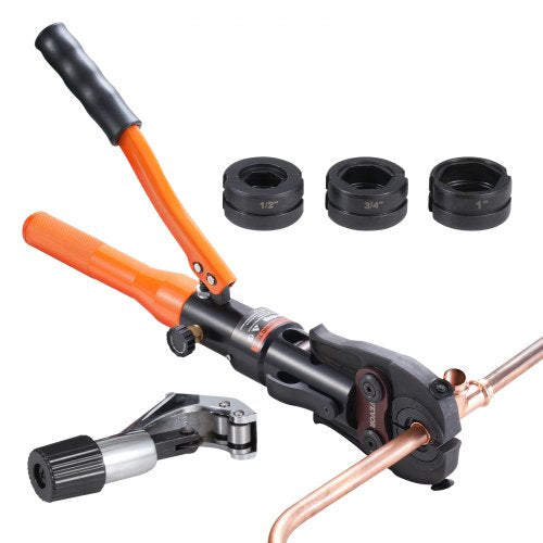 Copper Pipe Crimping Tool Hydraulic Driven Press Tool with 12 34 1