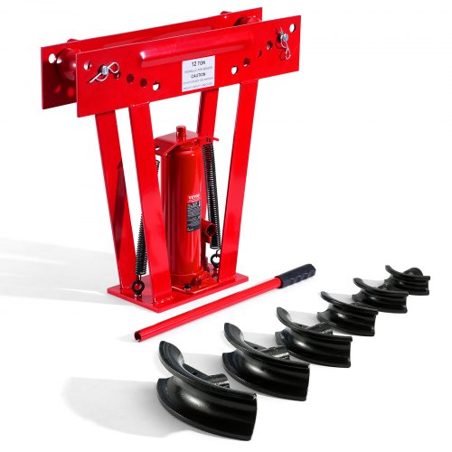 Hydraulic Pipe Bender 12 Ton Manual Copper Exhaust Pipe Bending Machine