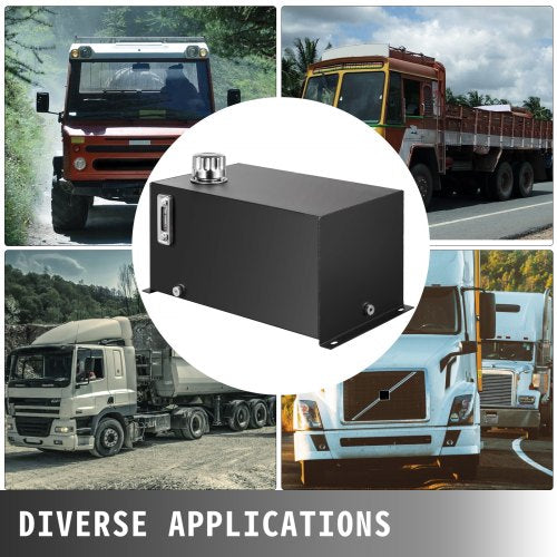 Hydraulic Fluid Tank 10 Gal Fuel Tank Heavy Duty Hydraulic Steel Tank