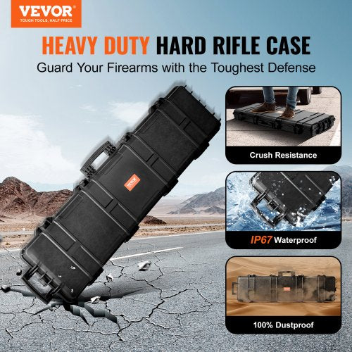 Tactical Range Case Outdoor Tactical Hard Case with 3 Layers