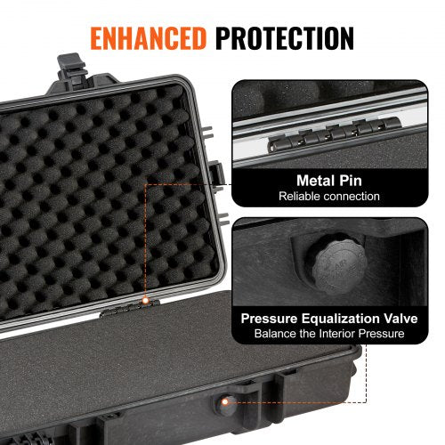 Tactical Range Case Outdoor Tactical Hard Case with 3 Layers