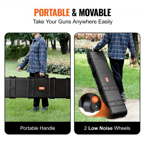 Tactical Range Case Outdoor Tactical Hard Case with 3 Layers