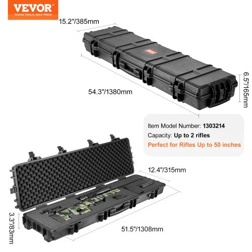 Tactical Range Case Outdoor Tactical Hard Case with 3 Layers