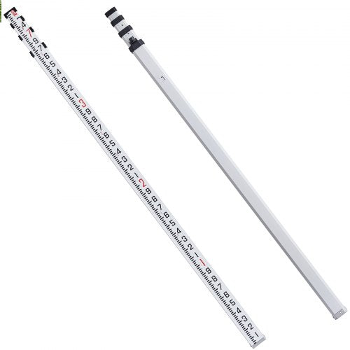 Aluminum Grade Rod 14Feet10ths 6 Sections Telescopic Measuring